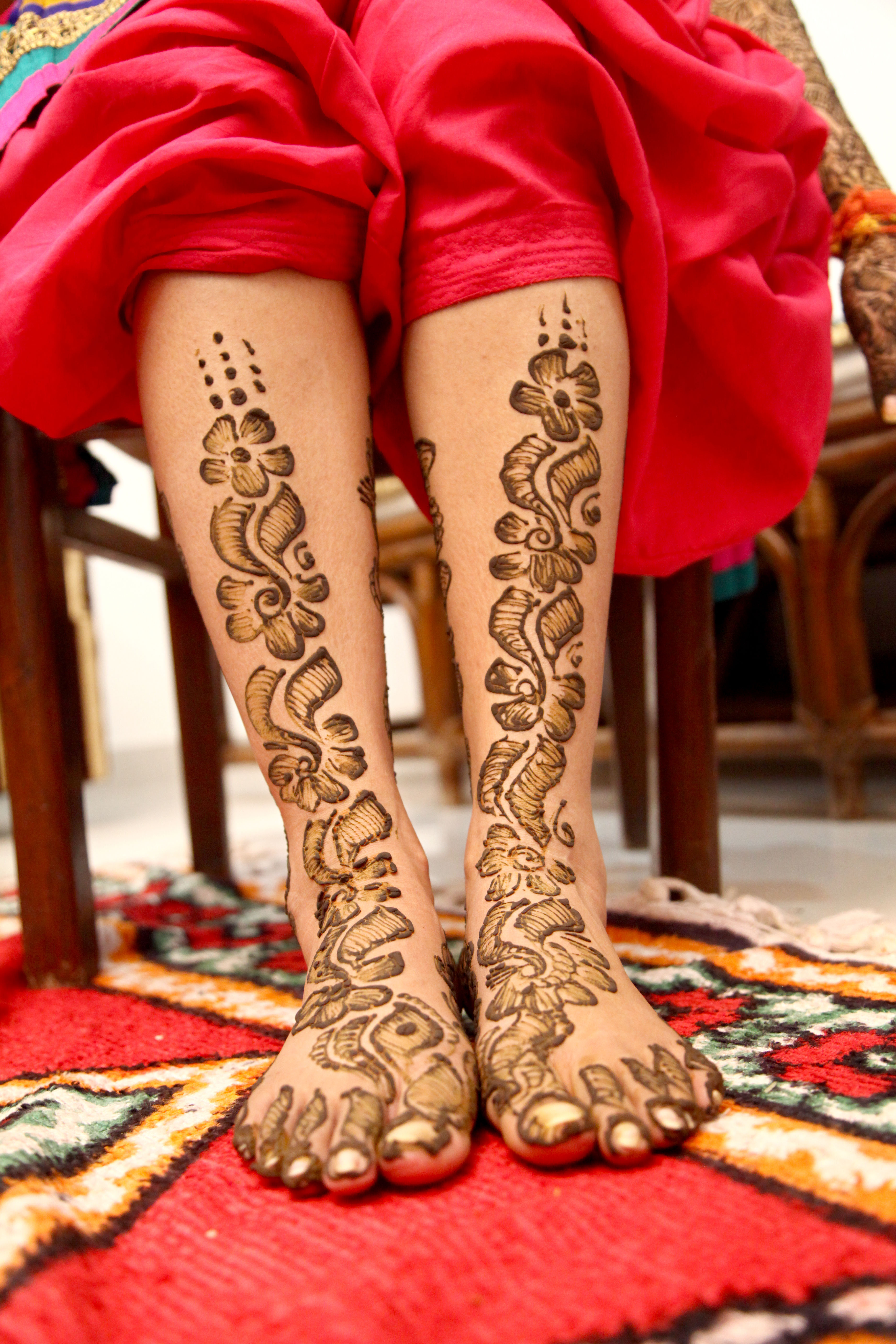 Mehndi for wedding ceremony