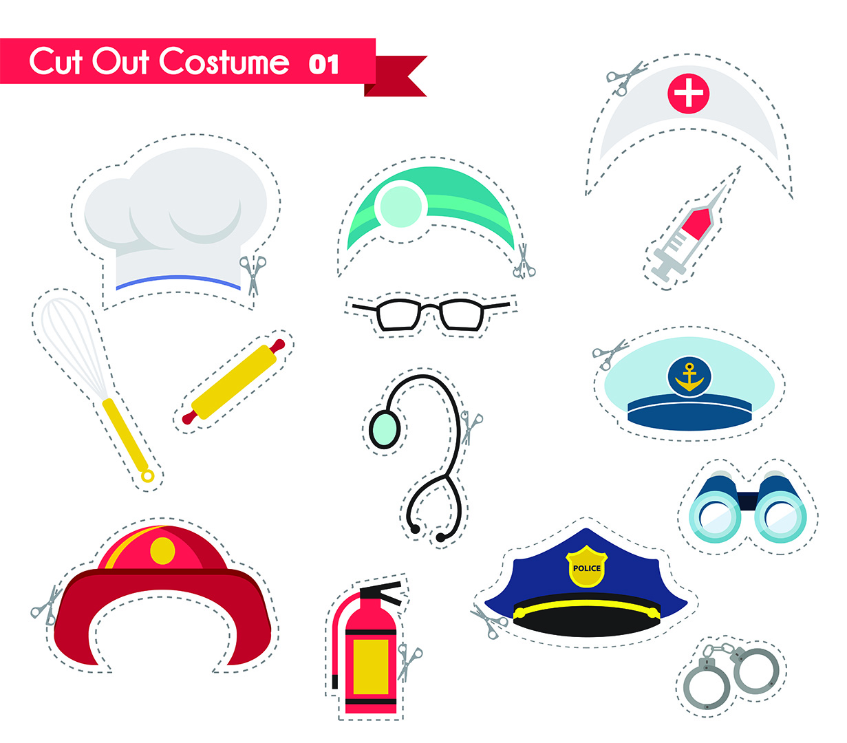 Accessories for different professions