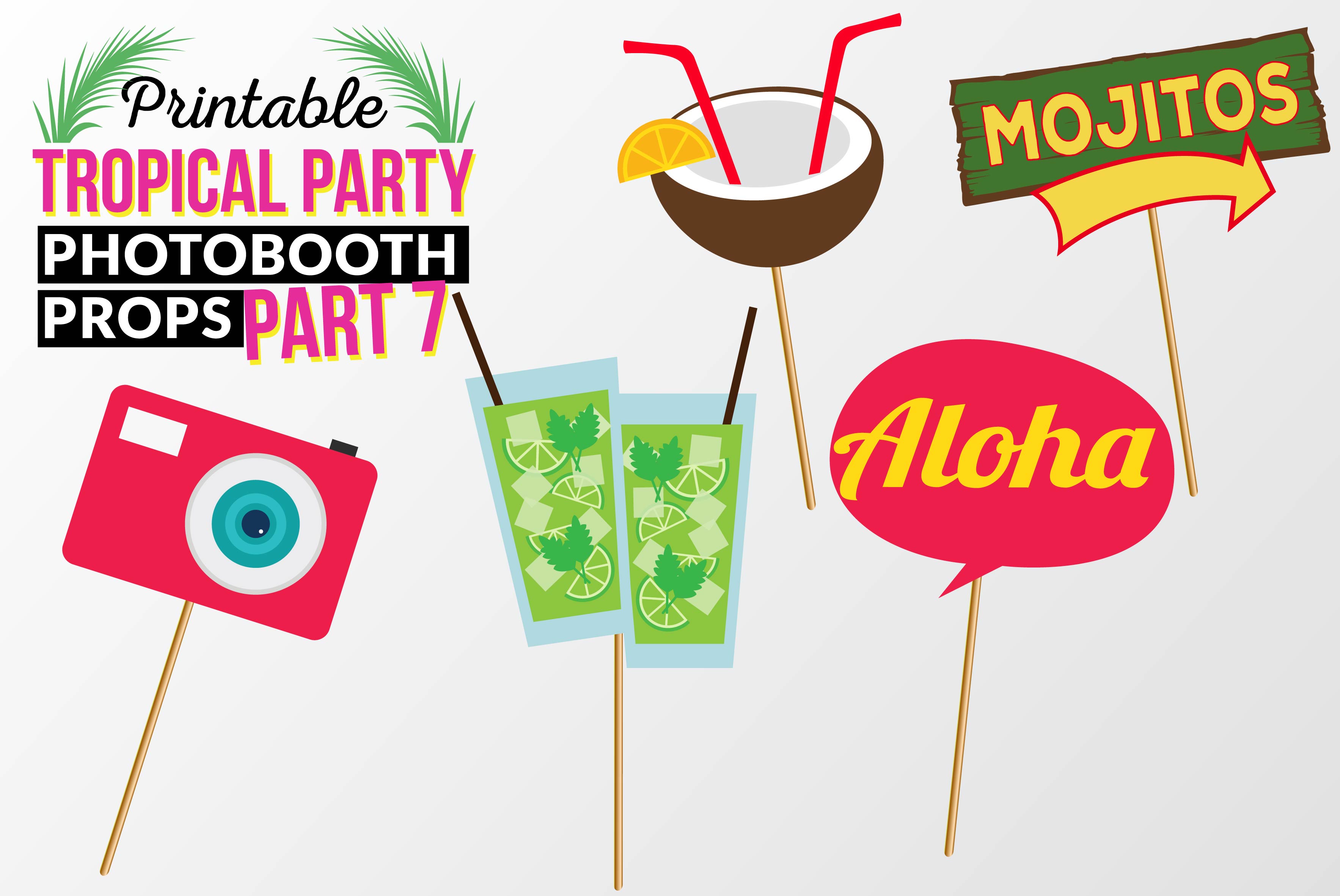 photo booth props inspired by cruise vacations