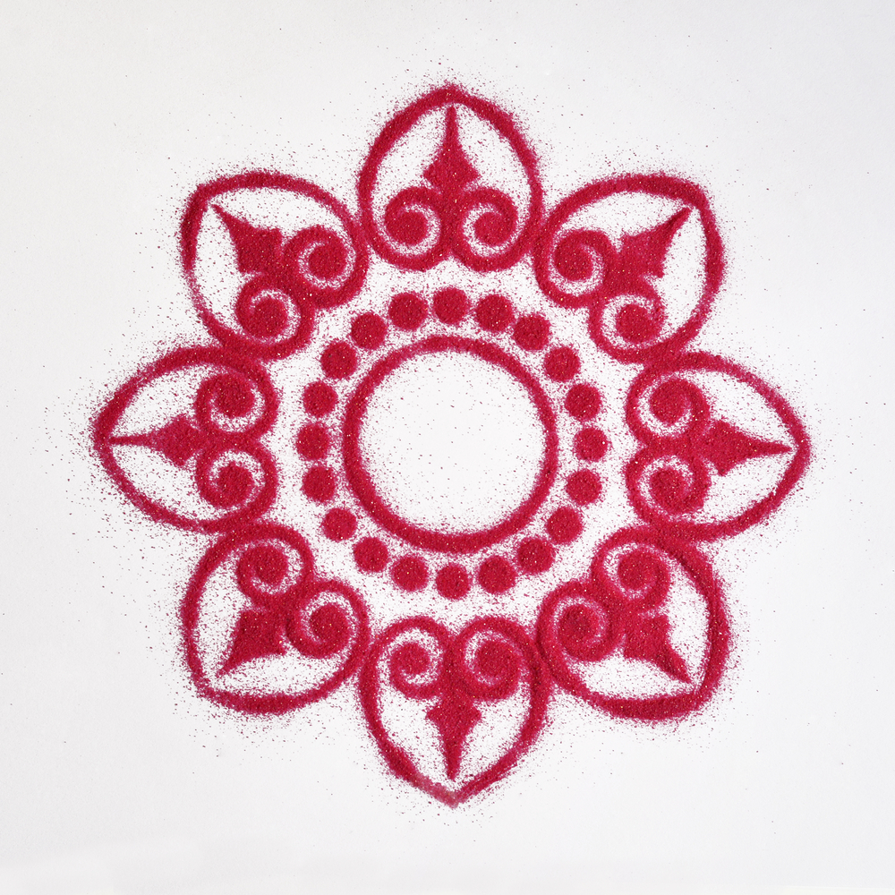 Rangoli- an Indian traditional power drawing