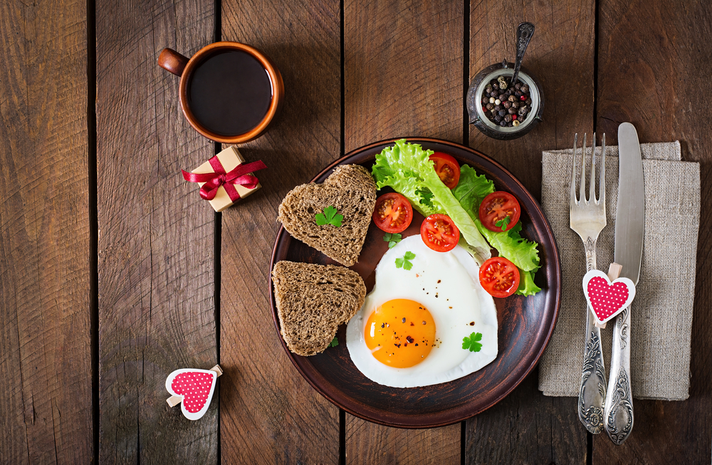 Breakfast on Valentine's Day