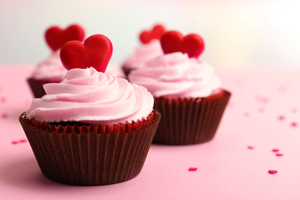 Delicious cupcake for Valentine Day