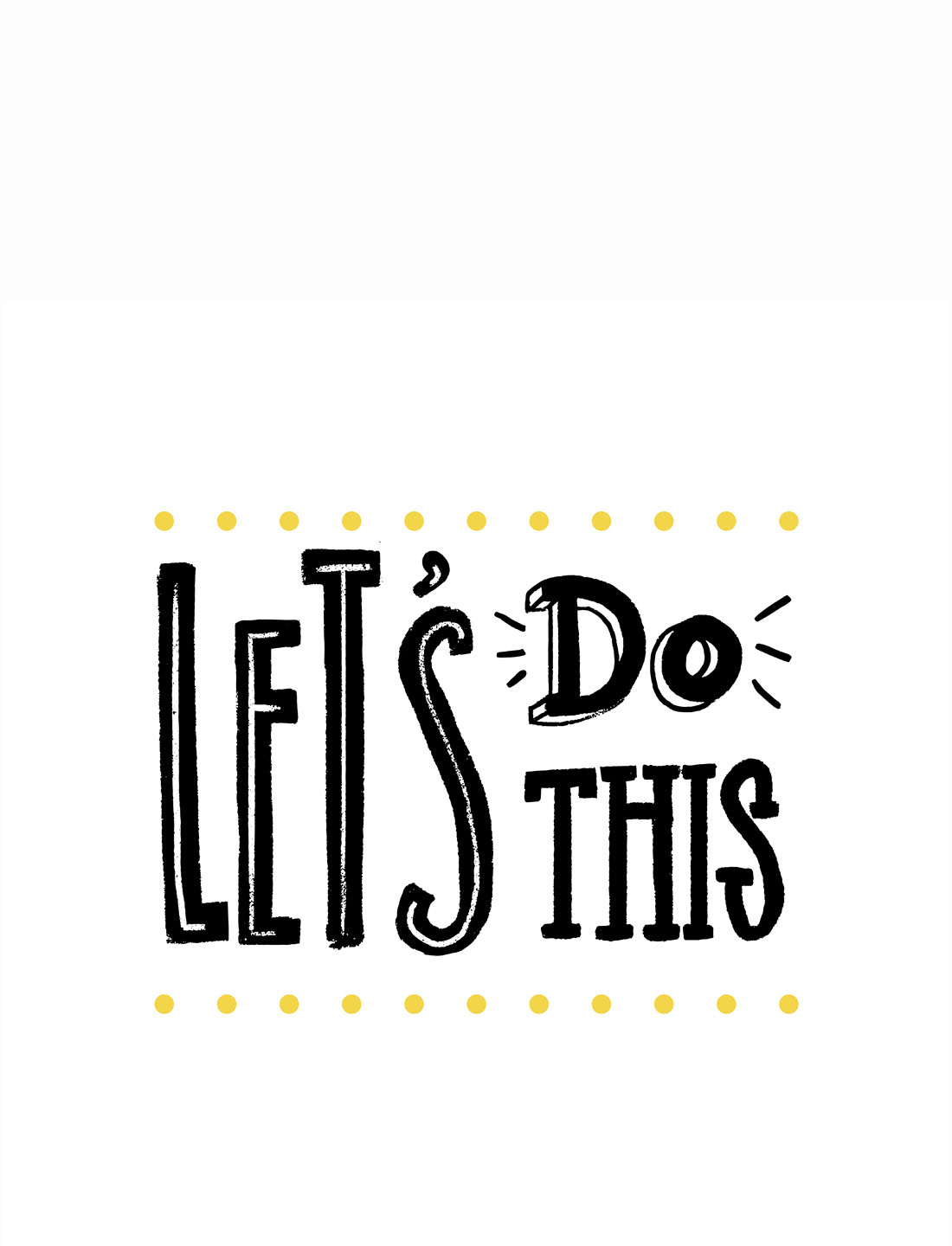 Let's do this