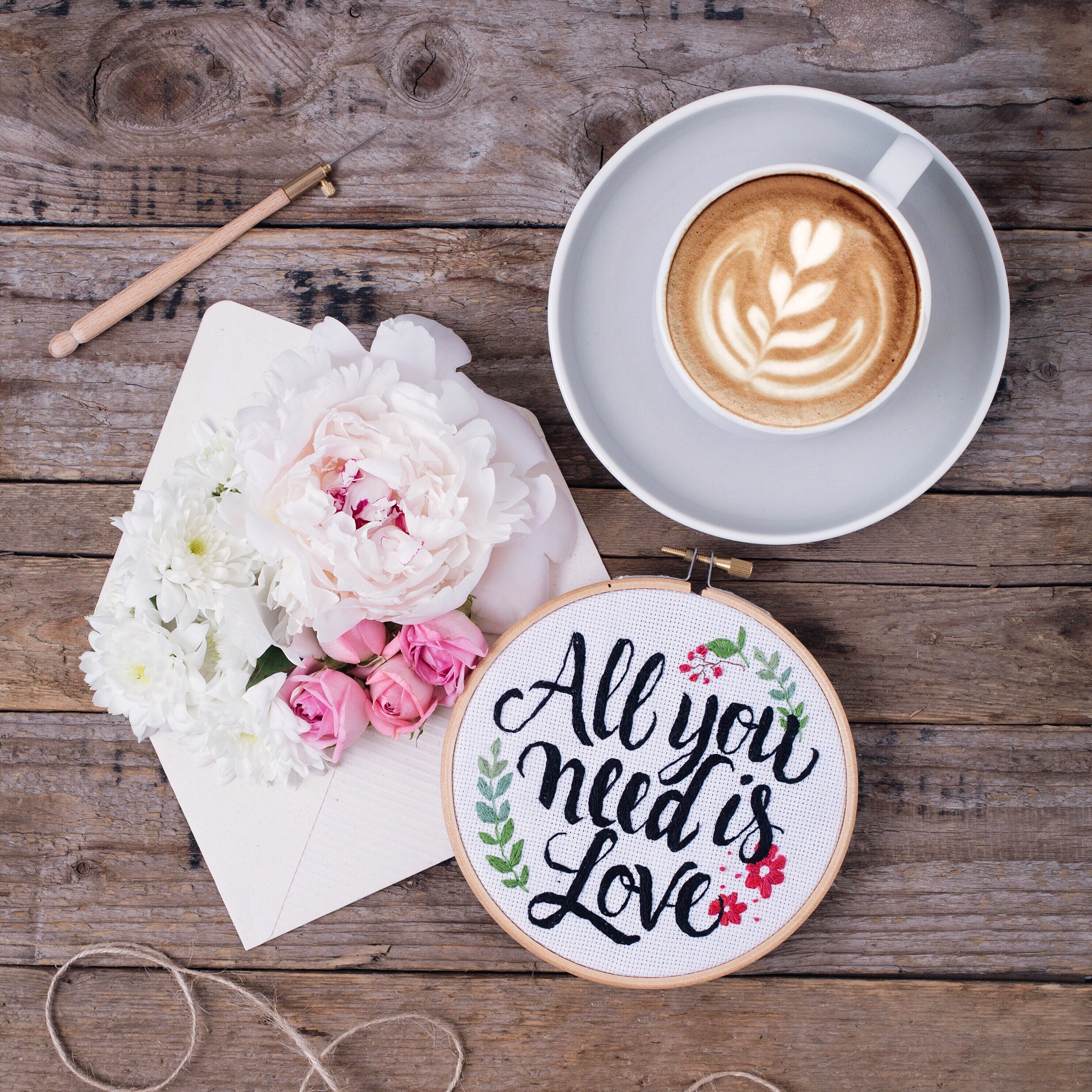 All you need is love with coffee