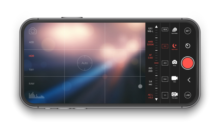 Image of the beach with photo grid overlay