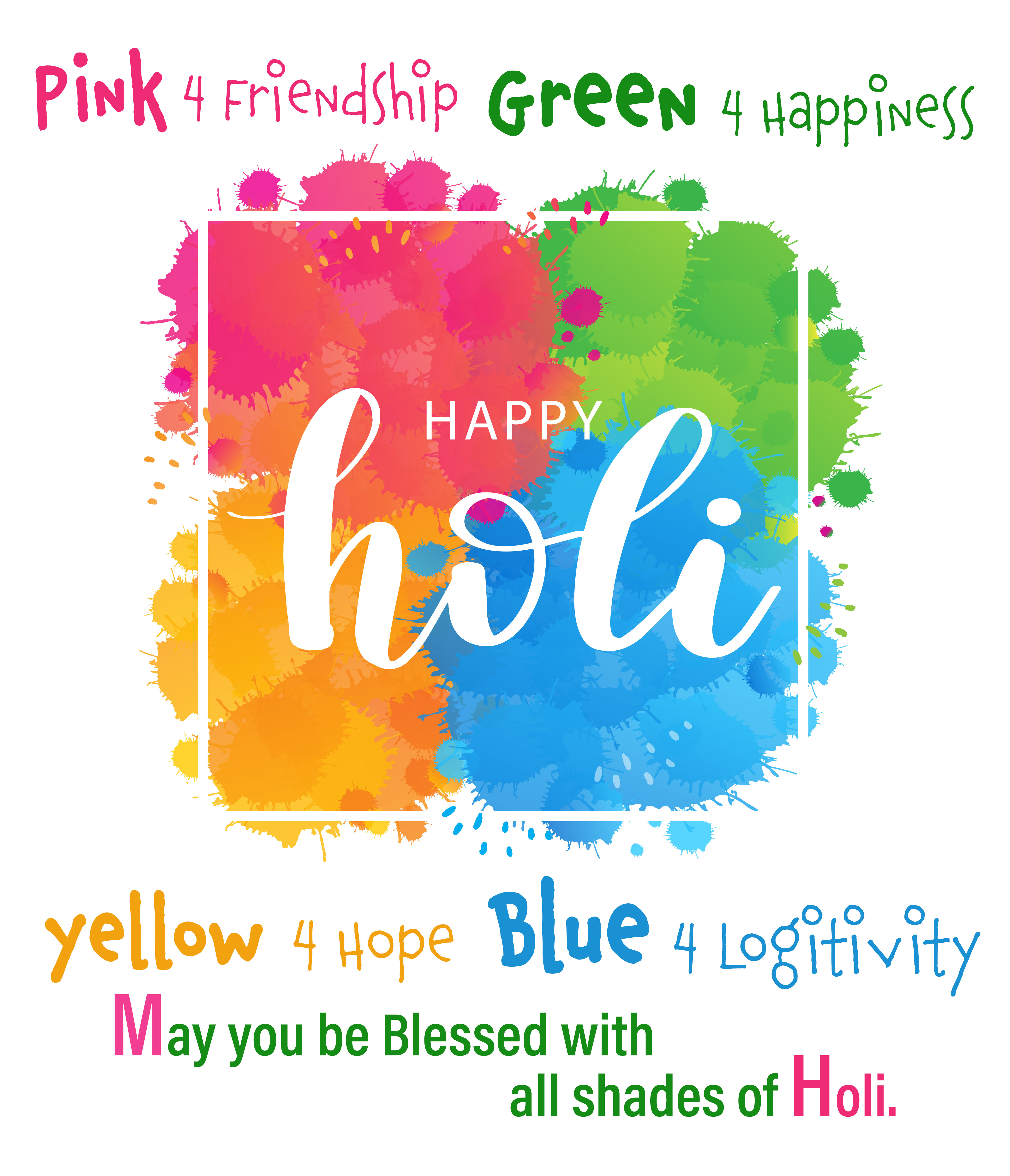 Wishing you all colors of life