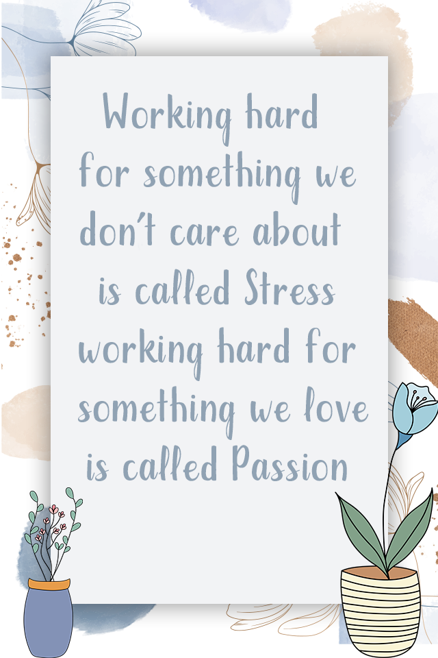 work hard