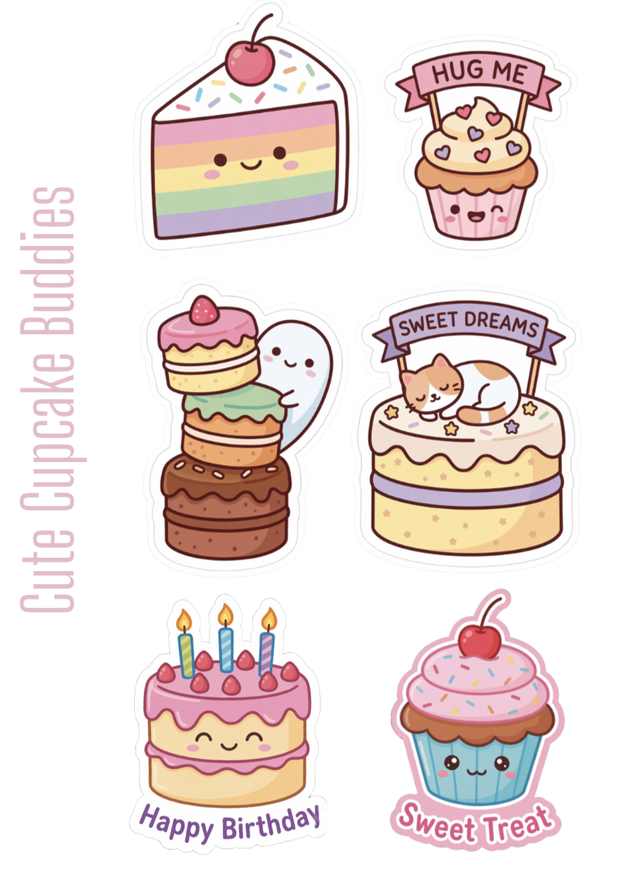 Cute Cake Buddies