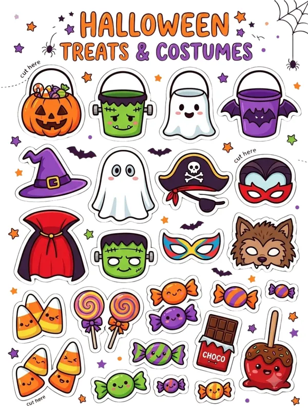 Halloween treats and costumes
