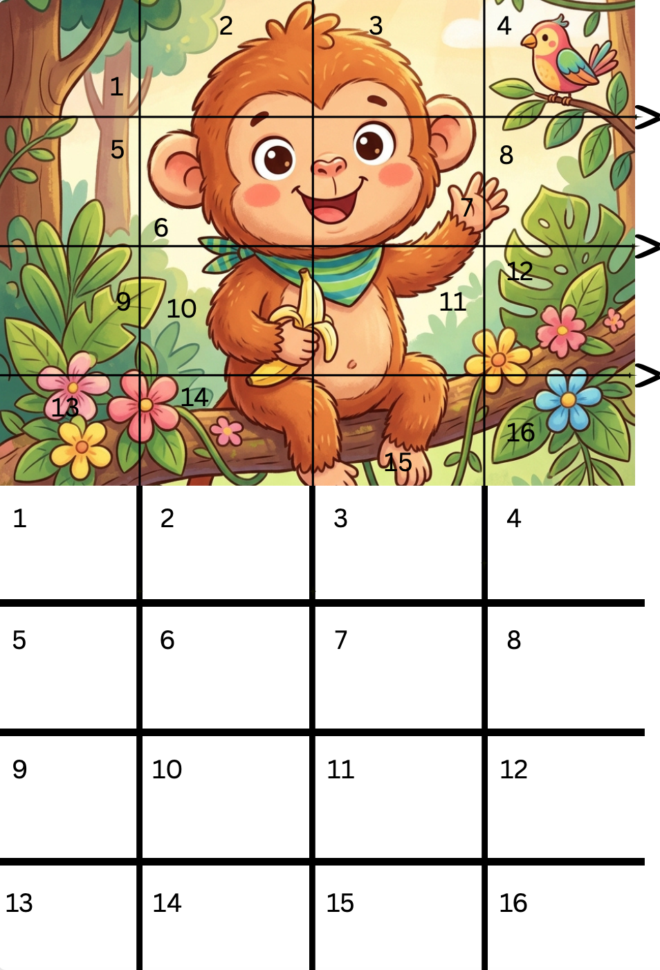 Monkey Puzzle for kids