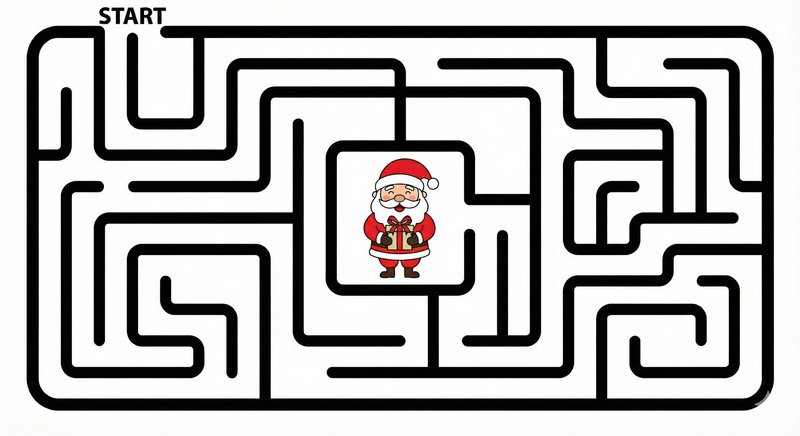 christmas maze