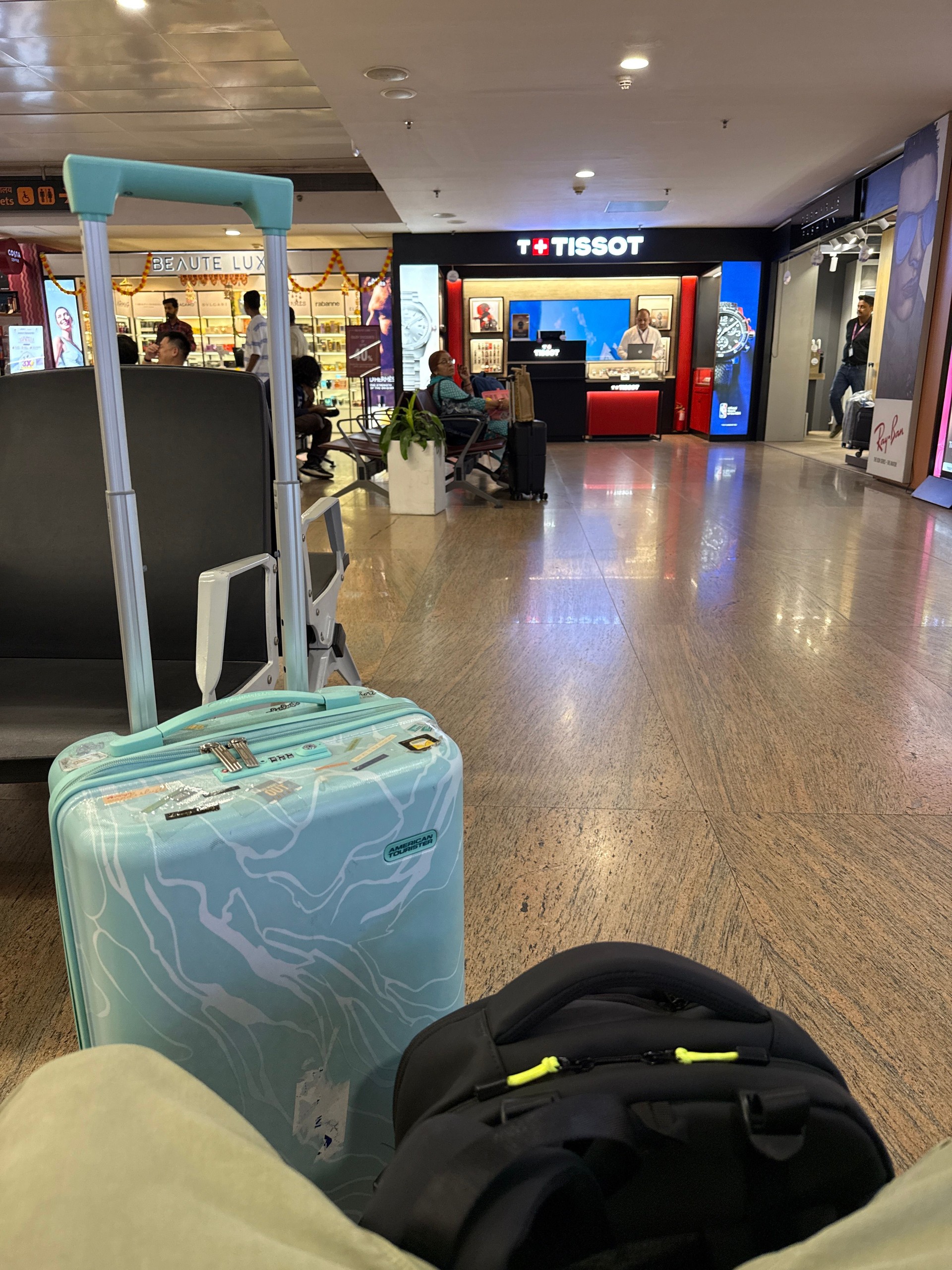 American Tourister Bag at Airport