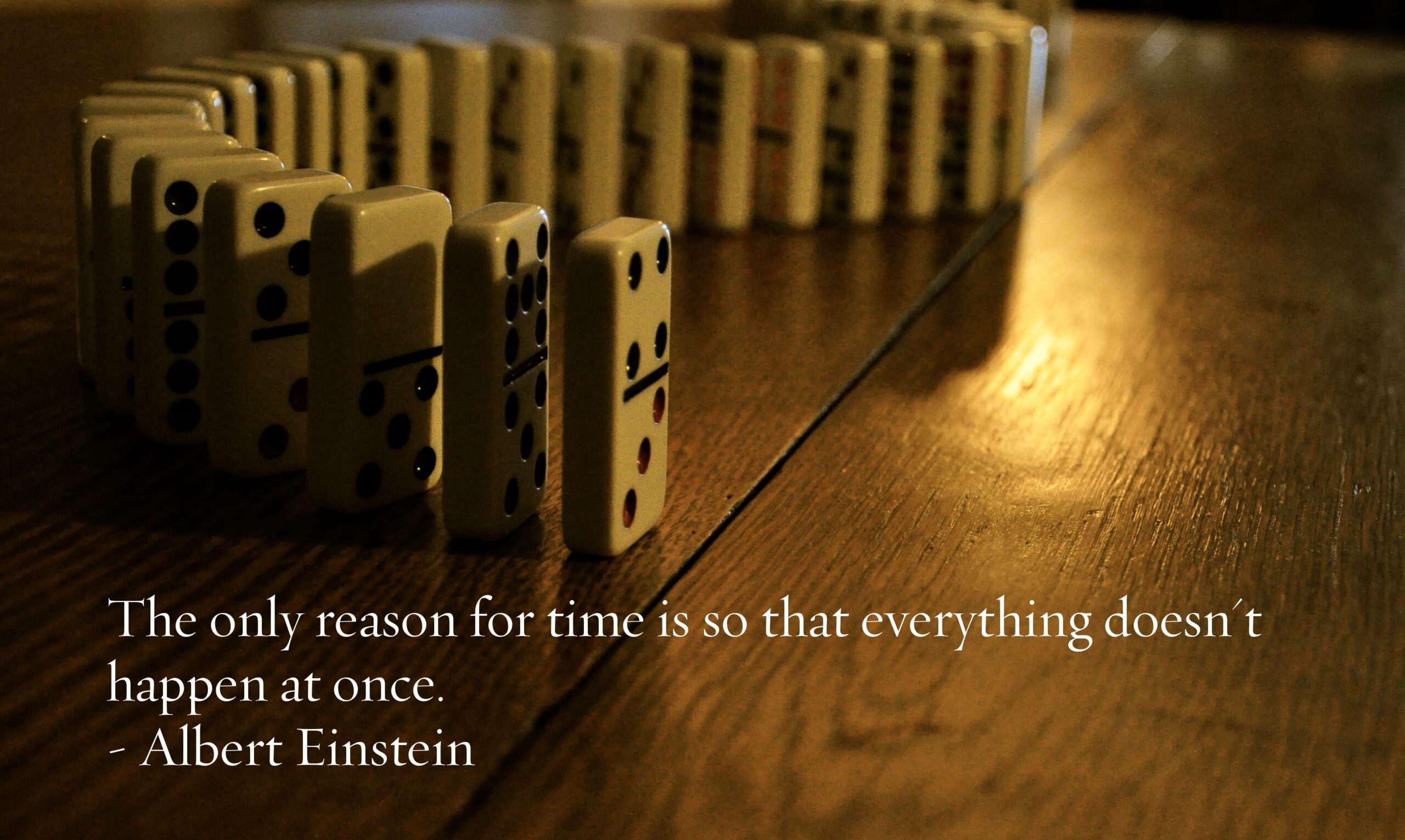 the only reason for time