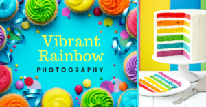 Vibrant rainbow photography