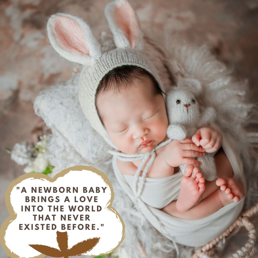 A newborn baby brings a love into the world that never existed before.